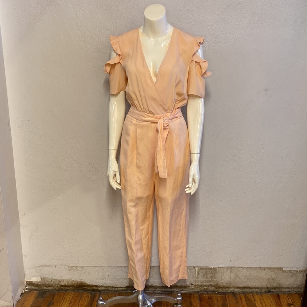 Maje Cold Shoulder Jumpsuit, M